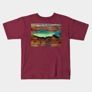Rainbow Trout decoy Kids T-Shirt